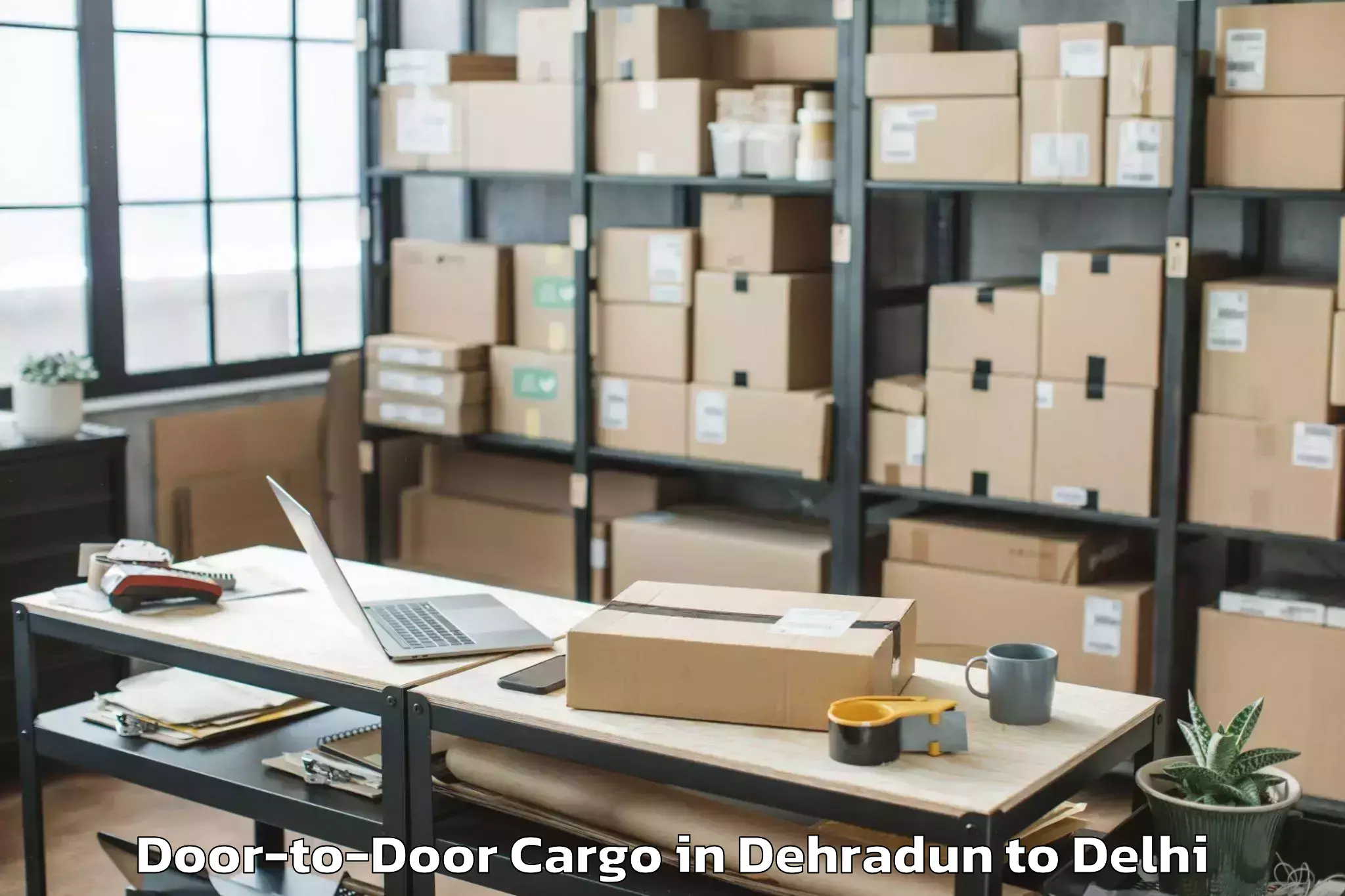 Top Dehradun to Vivek Vihar Door To Door Cargo Available